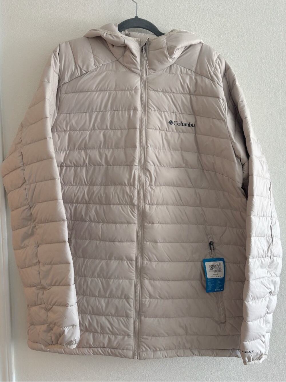 NWT Men's Columbia Omni Heat Thermal Reflective Puffer Coat Large Tall